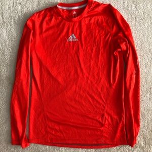 Adidas orange running top